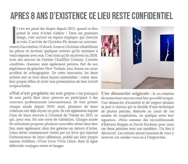 arles gallery a 8 ans