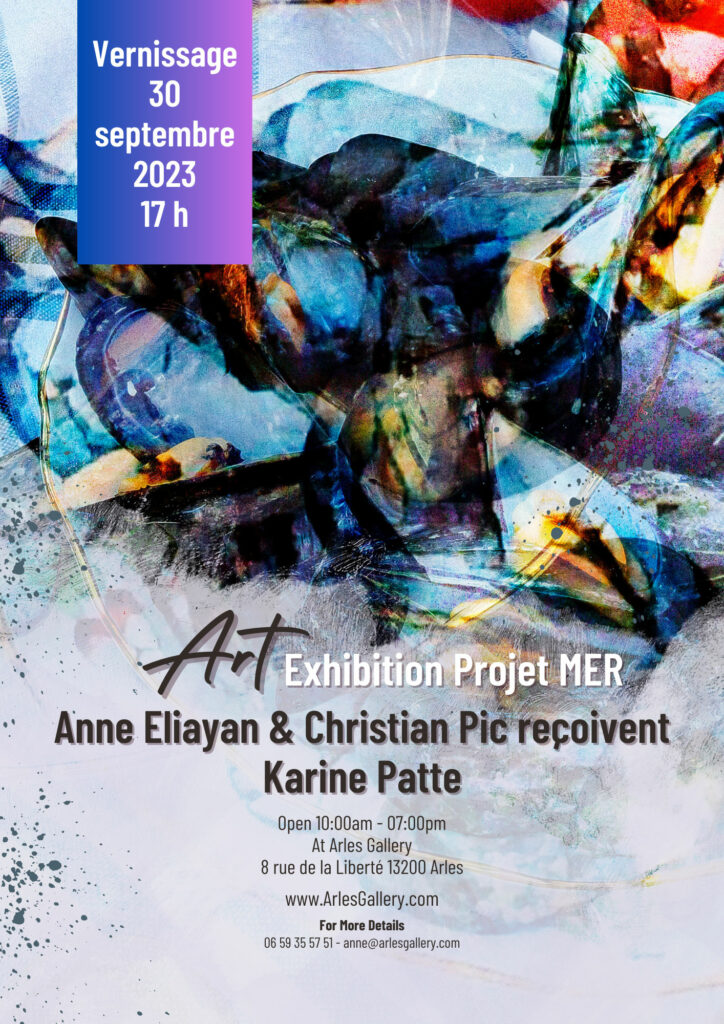 Projet mer exposition photographie et oeuvres plasticiennes 2023-2024 à Arles Gallery
