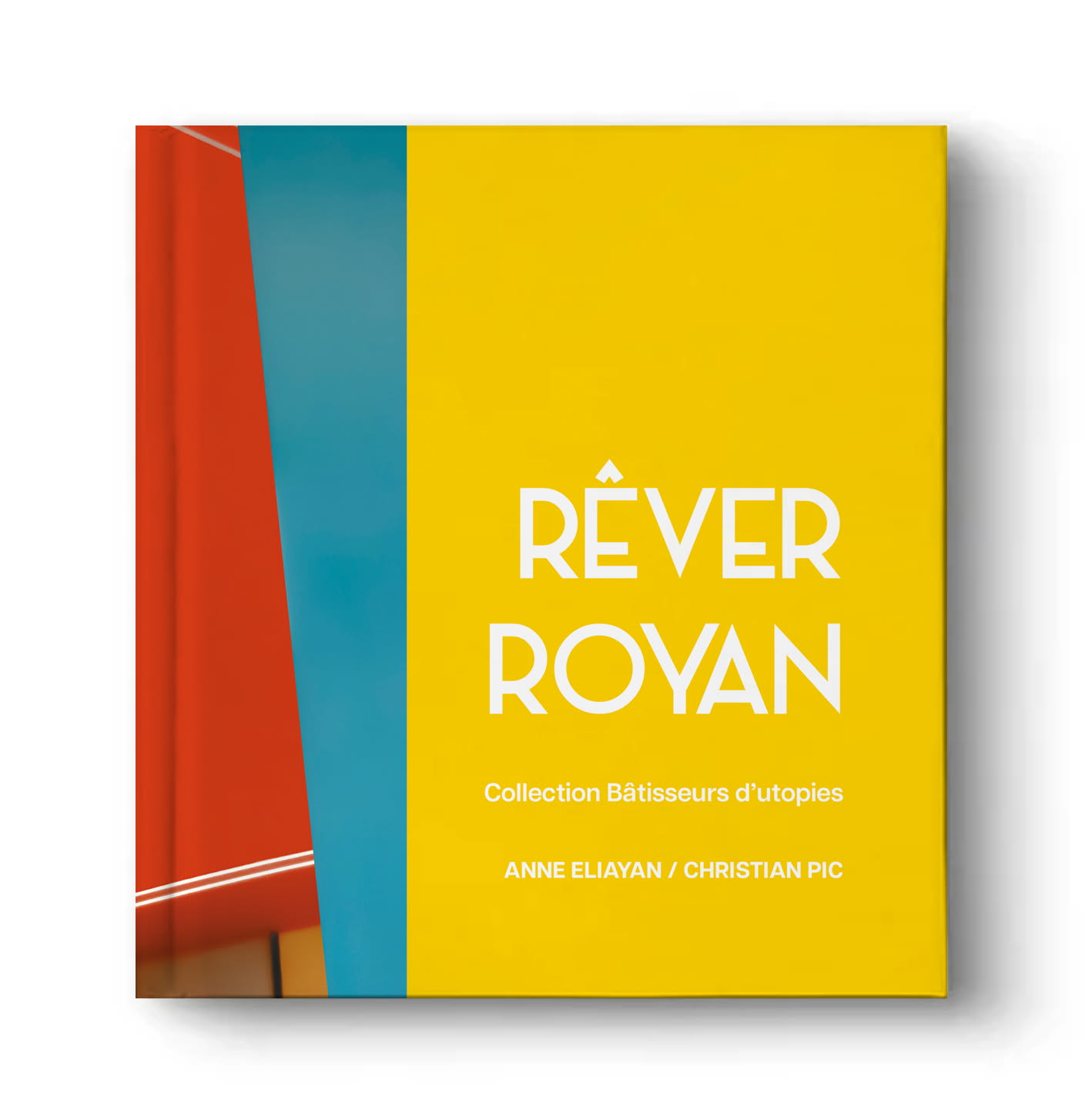 livre sur l'architecture des années 1950 dans une promenade à Royan