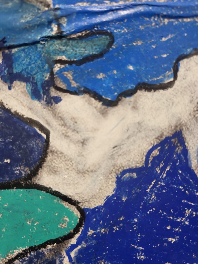 Extrait d'une œuvre de l'exposition HHO, l'eau de là par AECP.