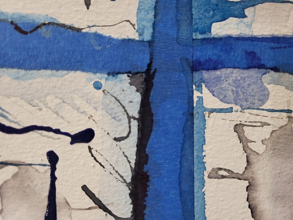 Extrait d'une œuvre de l'exposition HHO, l'eau de là par AECP.