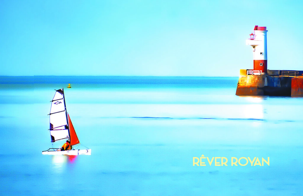 lot de 5 cartes postales de l'exposition Rêver Royan AECP