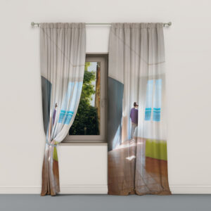 Mousseline 65 gr/m² - 141 cm, Dimension : 135x250 cm Fabriqué en France par AECP