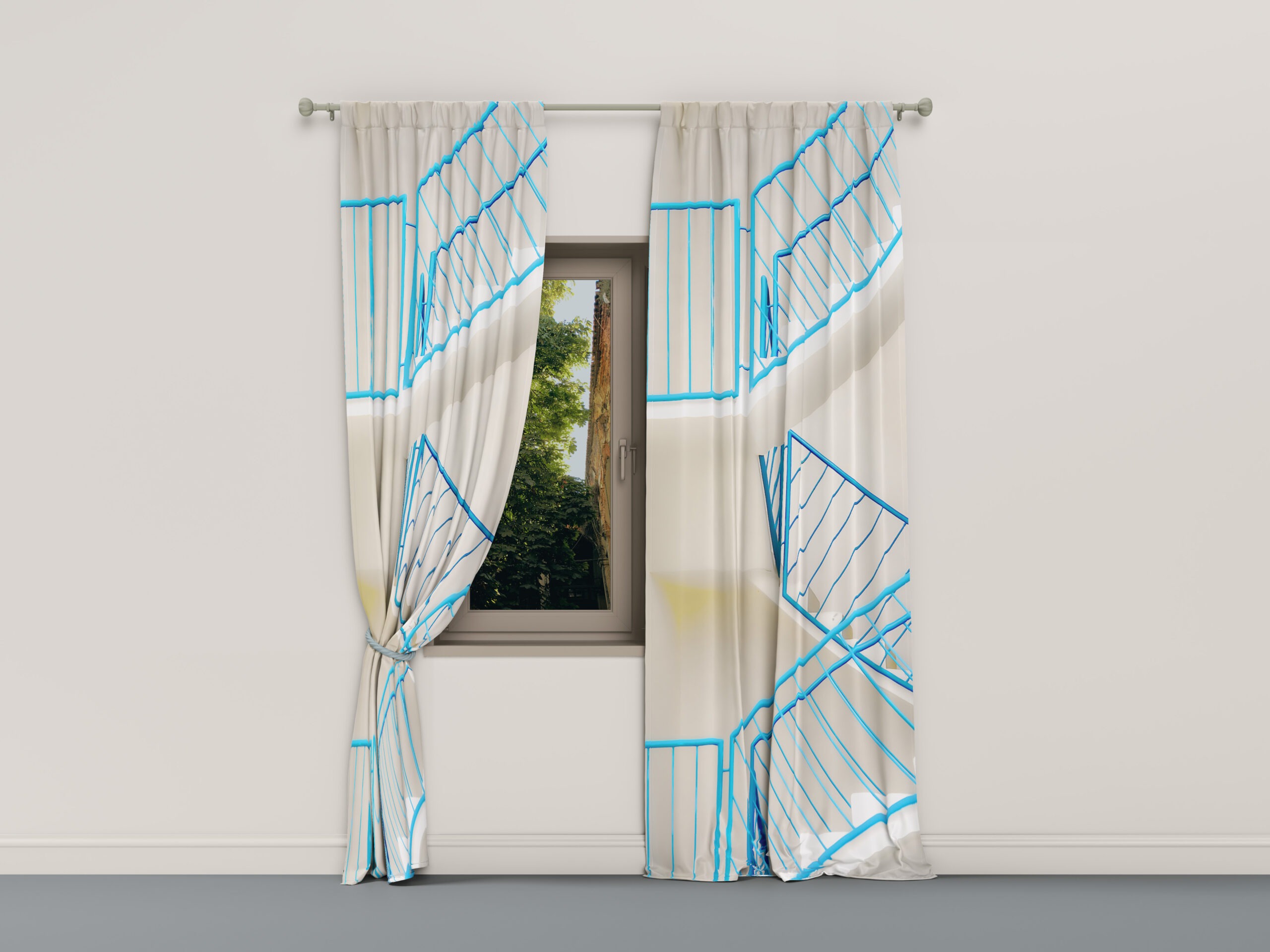 Mousseline 65 gr/m² - 141 cm, Dimension : 135x250 cm Fabriqué en France par AECP